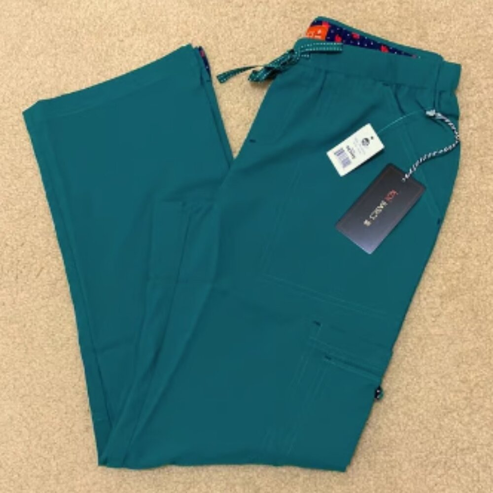 KOI BASICS Holly Cargo Scrub Pants w Elastic Waist Women's Size XXSP